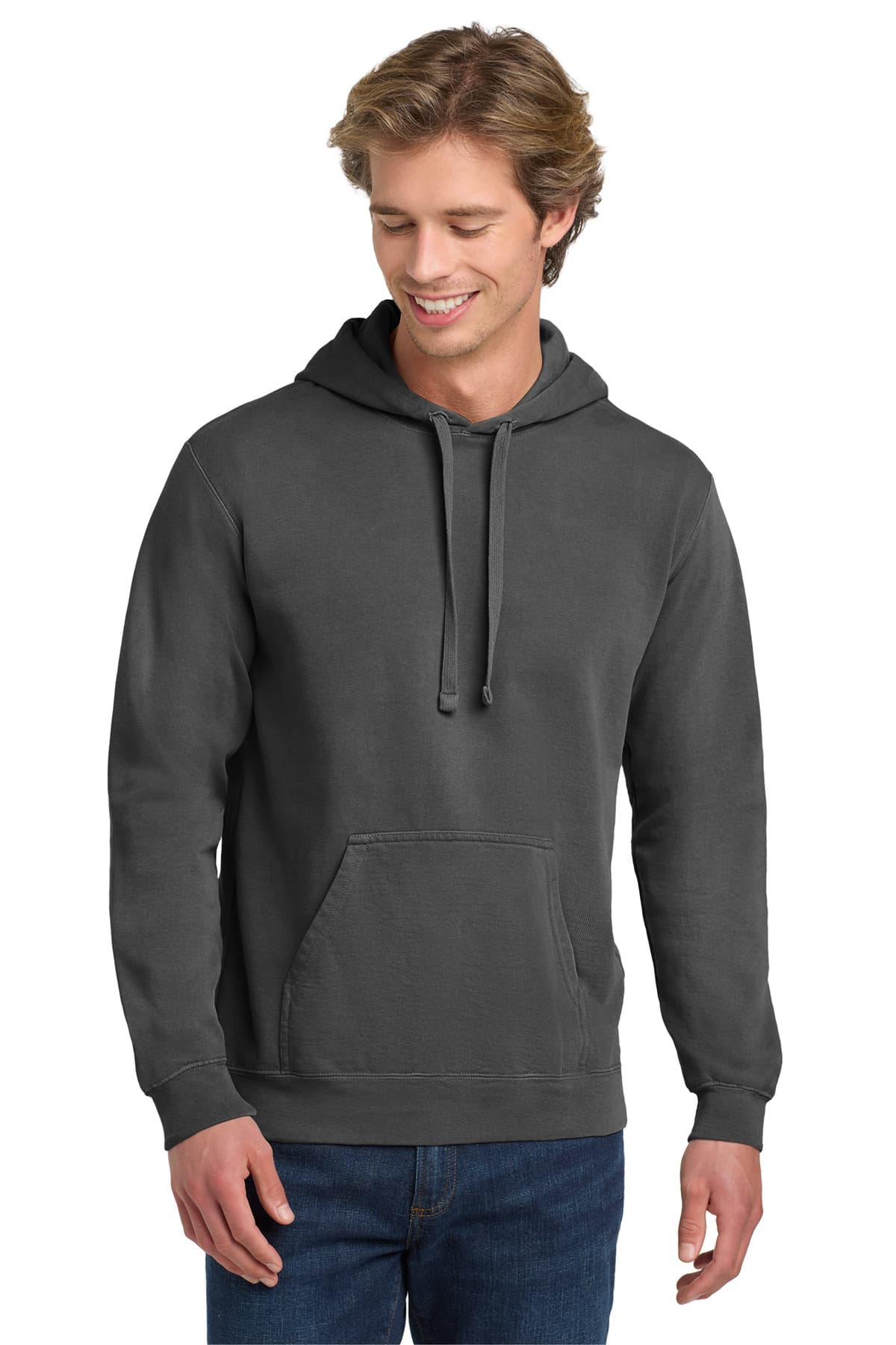 Ring Spun Hooded Sweatshirt. 1567