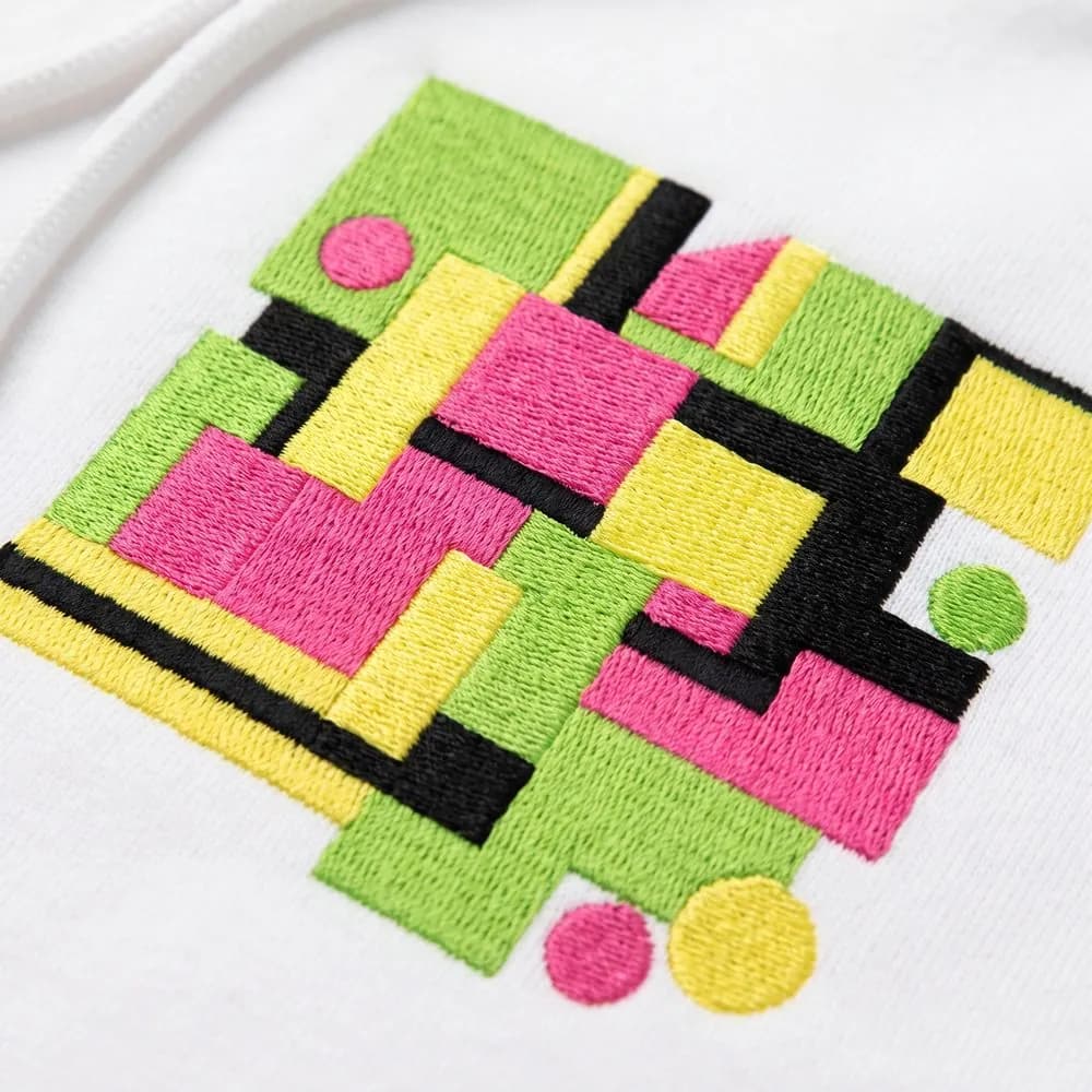 Embroidery on a garment